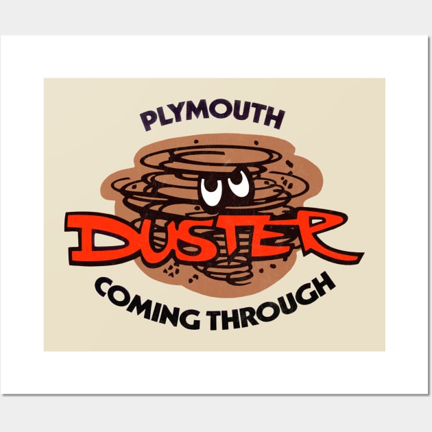 70s Plymouth Duster Automotive Design Wall Art by CultOfRomance